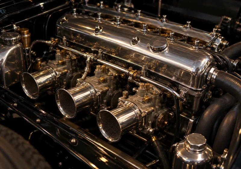 Illustrative Rusty Gold Garage presentation image